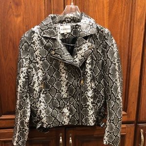 Vigoss Faux Snakeskin Jacket